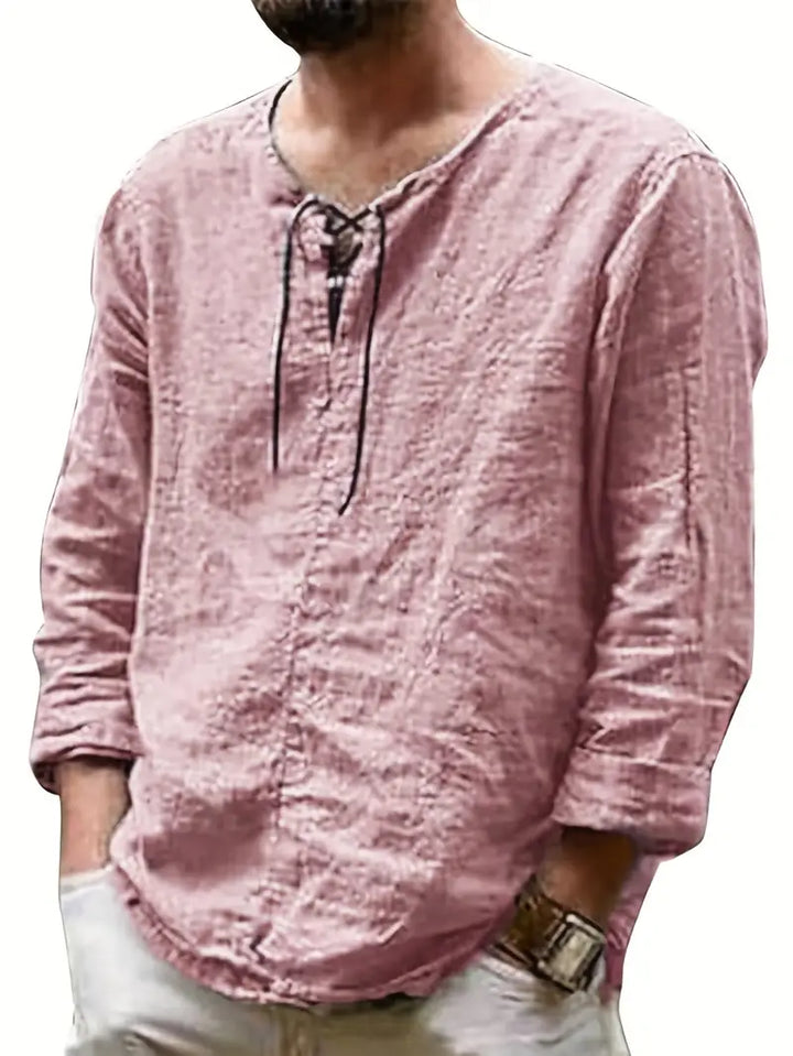 Pawel - Cotton Long Sleeve Shirt