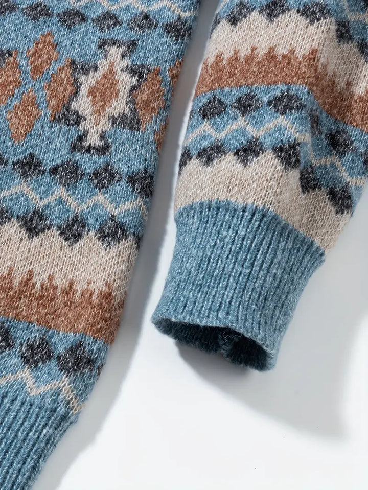 Hartman - Casual Geometric Knitted Sweater