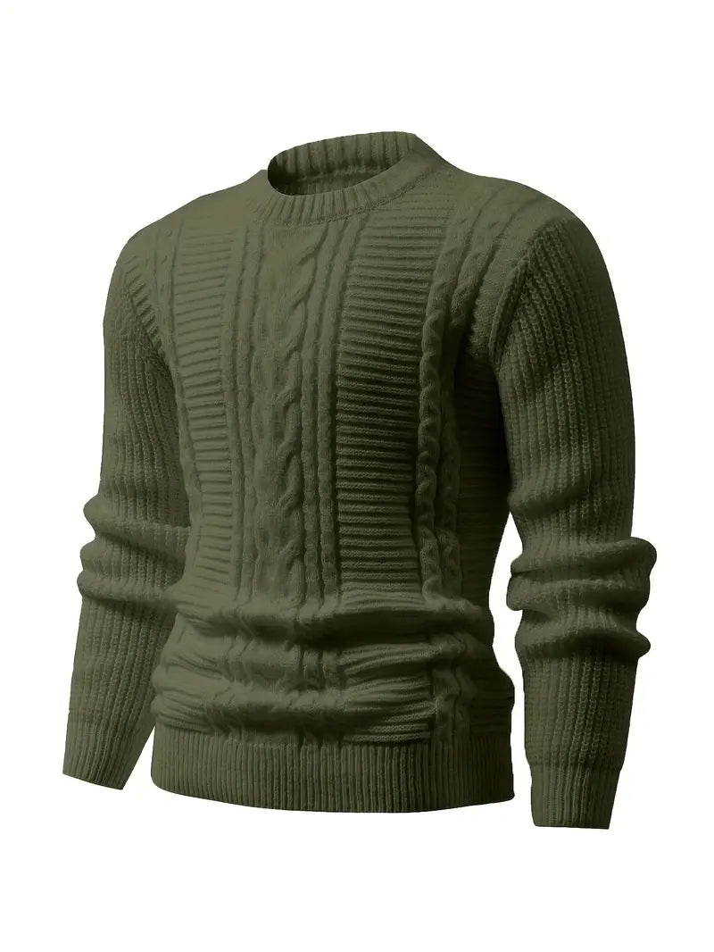 Jilson - Round Neck And Long Sleeve Textured Sweater