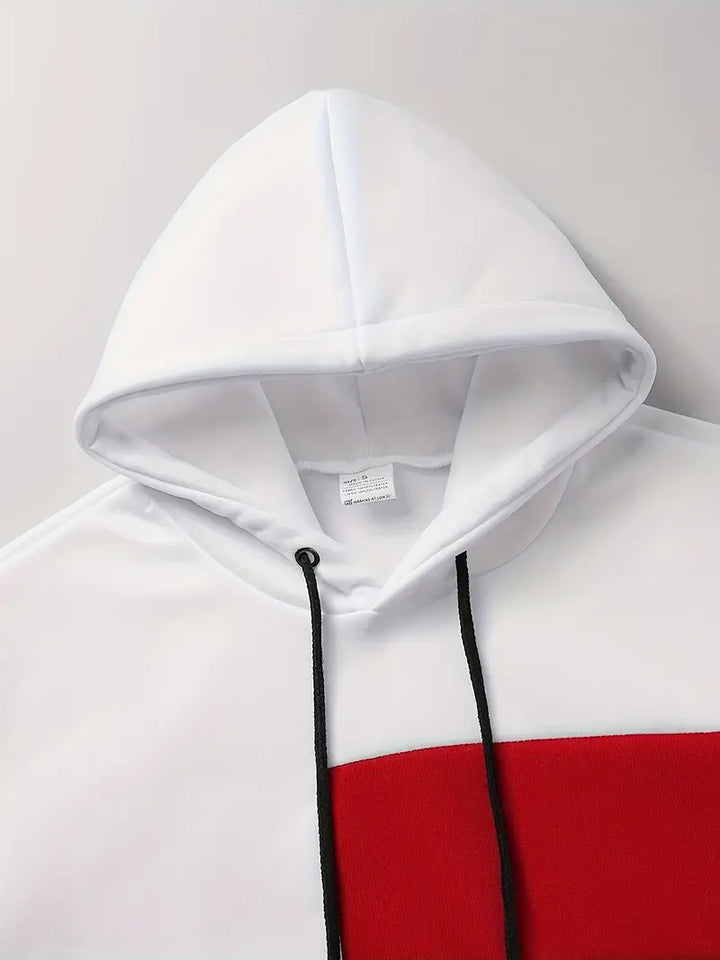 Tigran - Stylish Patchwork Hoodie