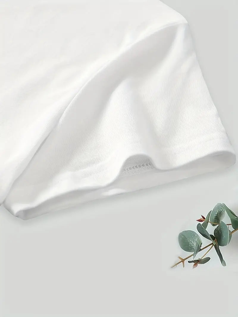 Aimilia - Elegant Short Sleeve T-Shirt With Floral Print