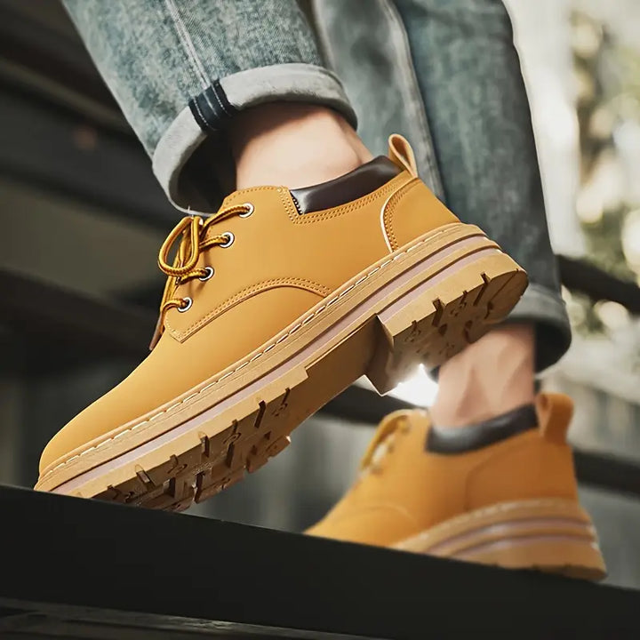 Trevino - Classic Lace-Up Shoes With Round Toe