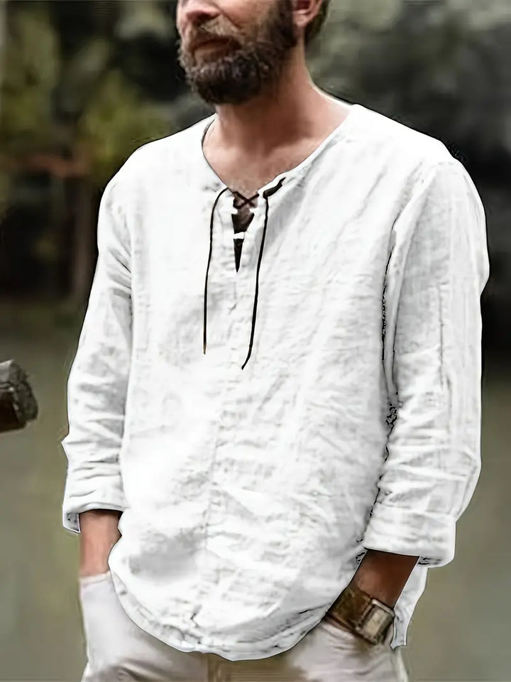 Pawel - Cotton Long Sleeve Shirt