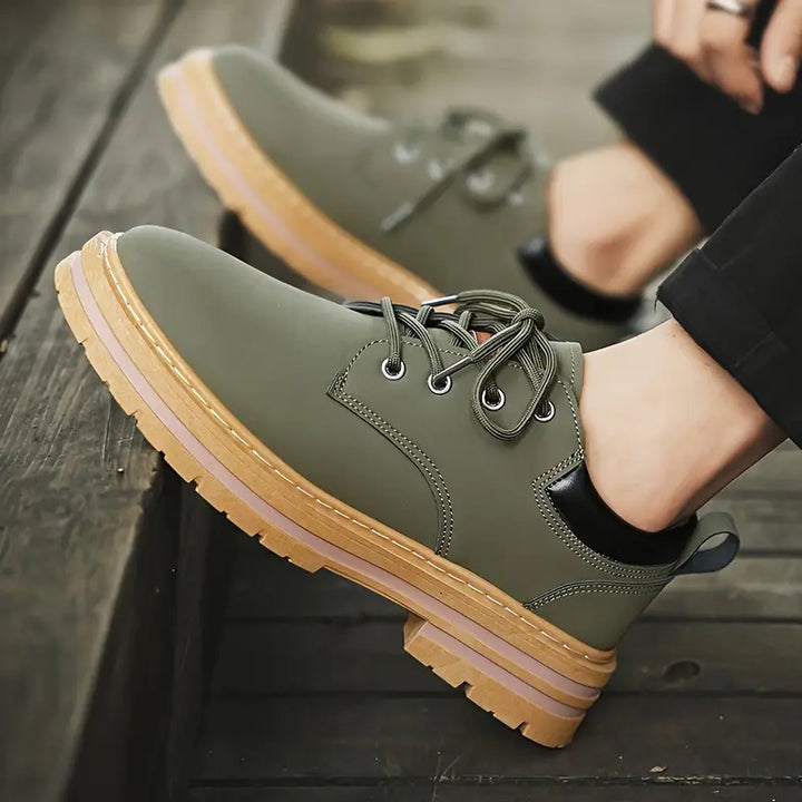 Trevino - Classic Lace-Up Shoes With Round Toe