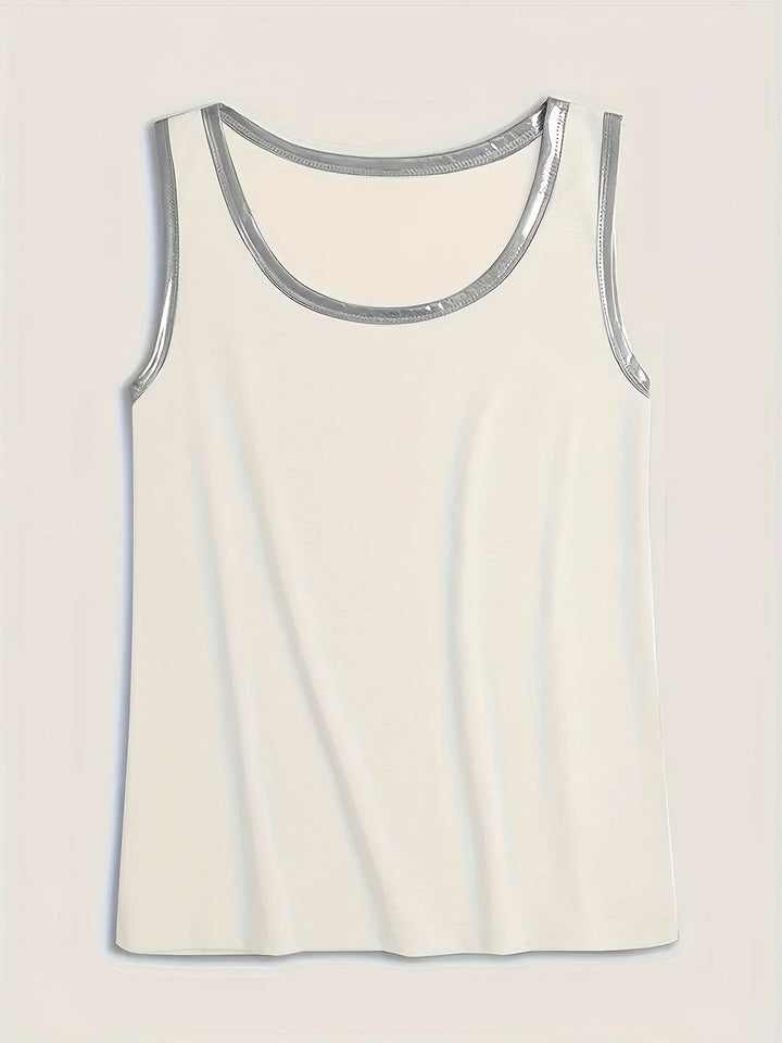 Ayuso - Sleeveless Tank Top With Round Neck