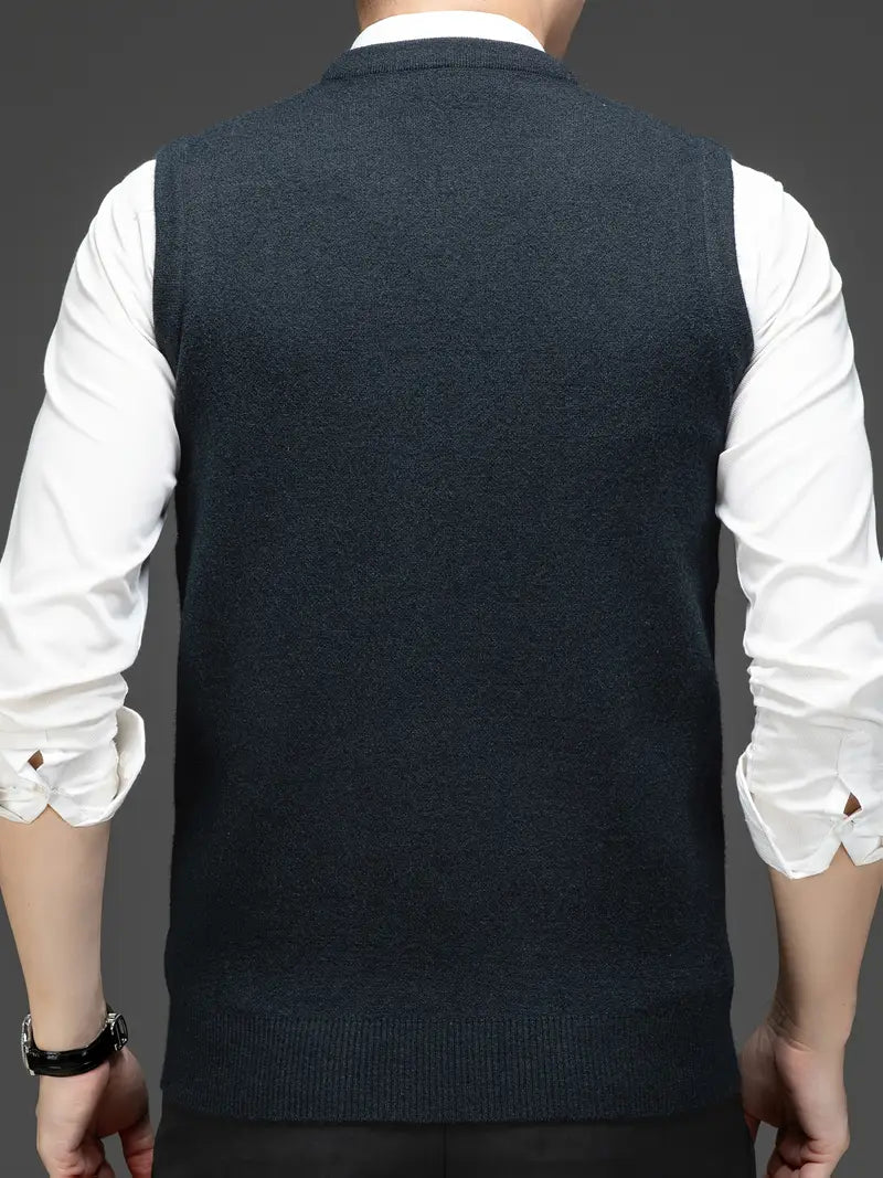 Yannick - Slim Fit Sleeveless Sweater