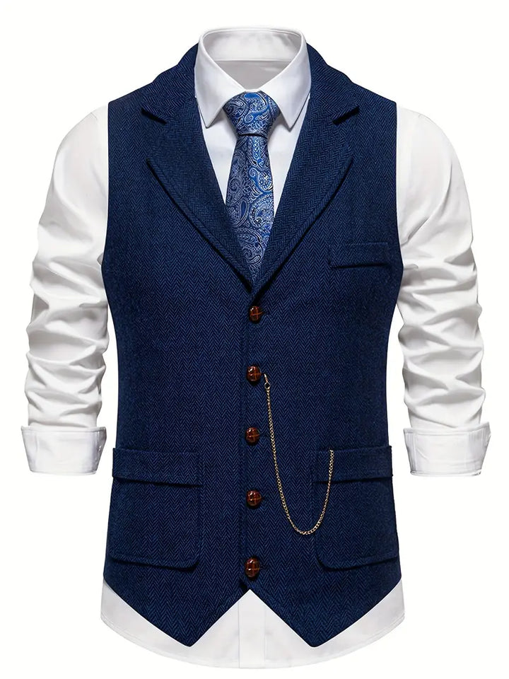 Ferry - Single Breasted Lapel Vest