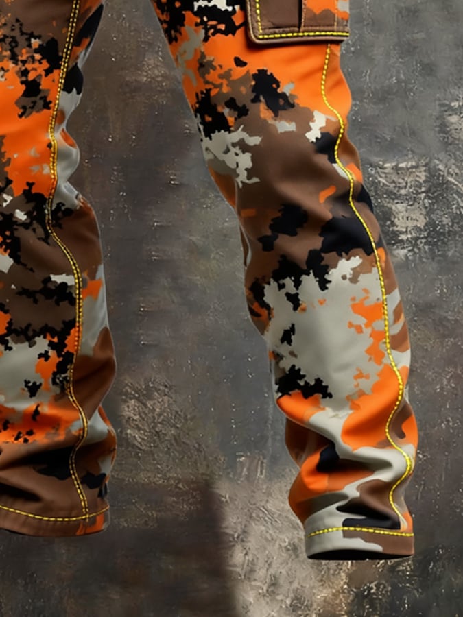 Bethell - Vintage Camouflage Multi-Pocket Pant