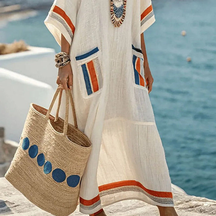 Xenia - Elegant Long Dress With Pockets