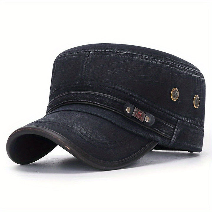 Goggins - Vintage Style Cotton Flat Top Cap