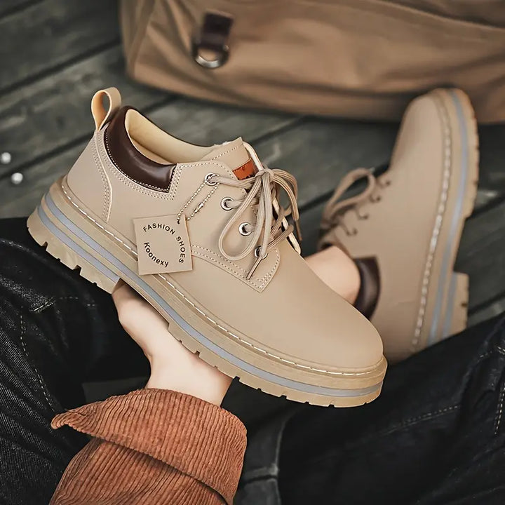 Trevino - Classic Lace-Up Shoes With Round Toe