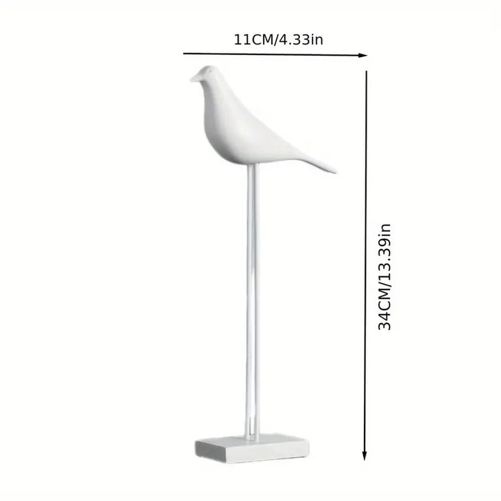 PerchForm - Minimalist Decorative Bird Sculptures on Stand