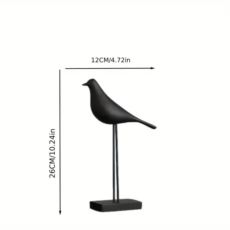 PerchForm - Minimalist Decorative Bird Sculptures on Stand