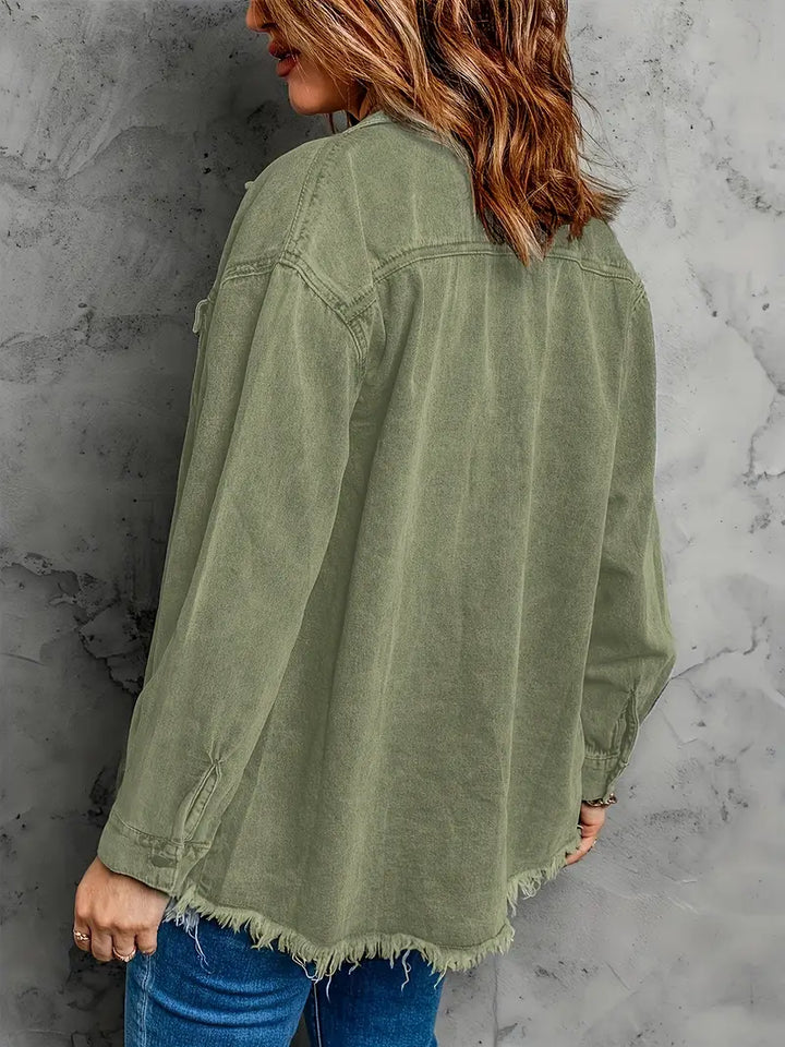 Malika - Long Sleeve Denim Jacket