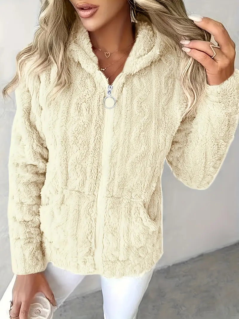 Ganka - Long Sleeve Zip-Up Hoodie