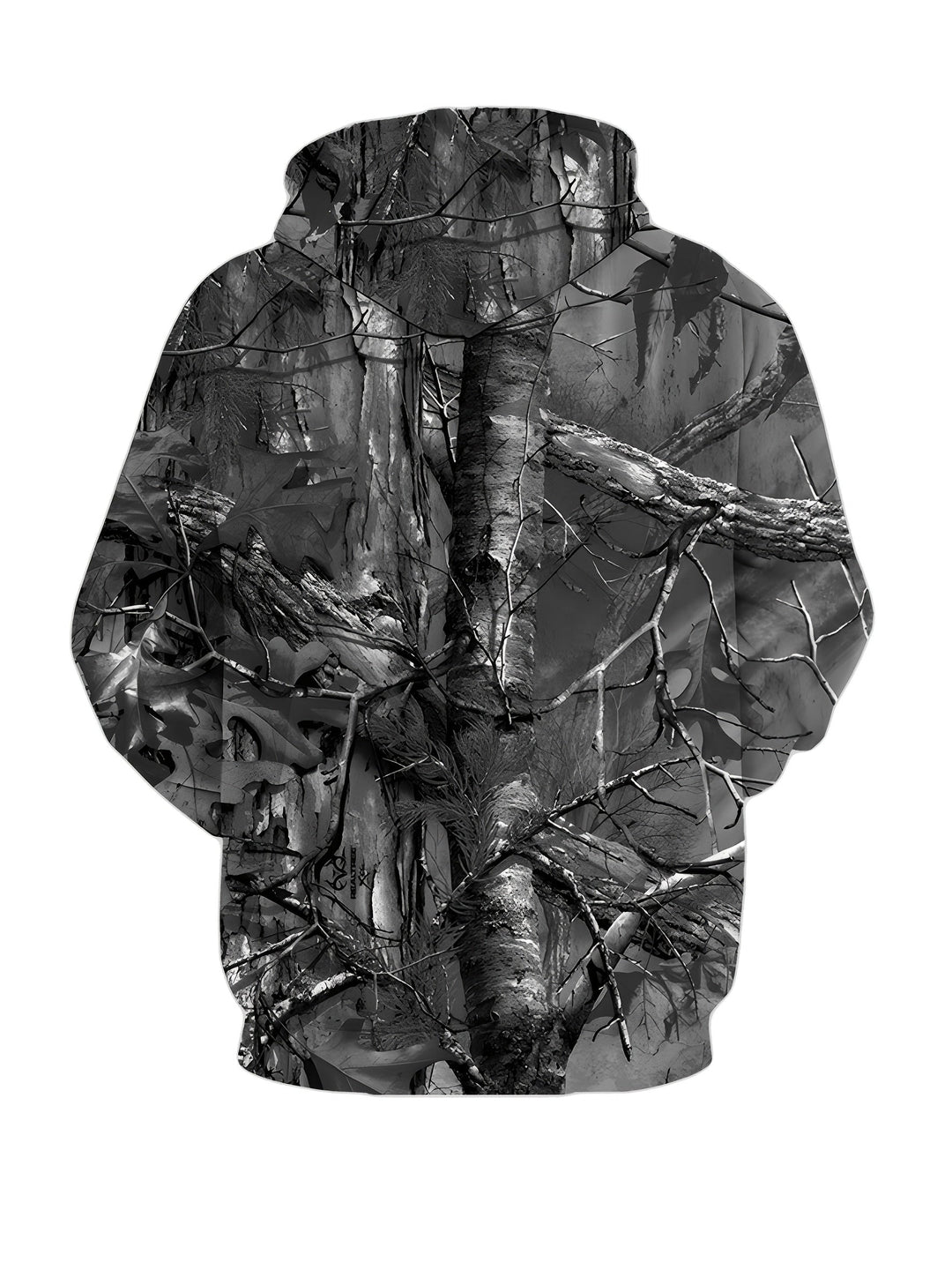 Whitaker - Branch Printed Hoodie With Zip Up