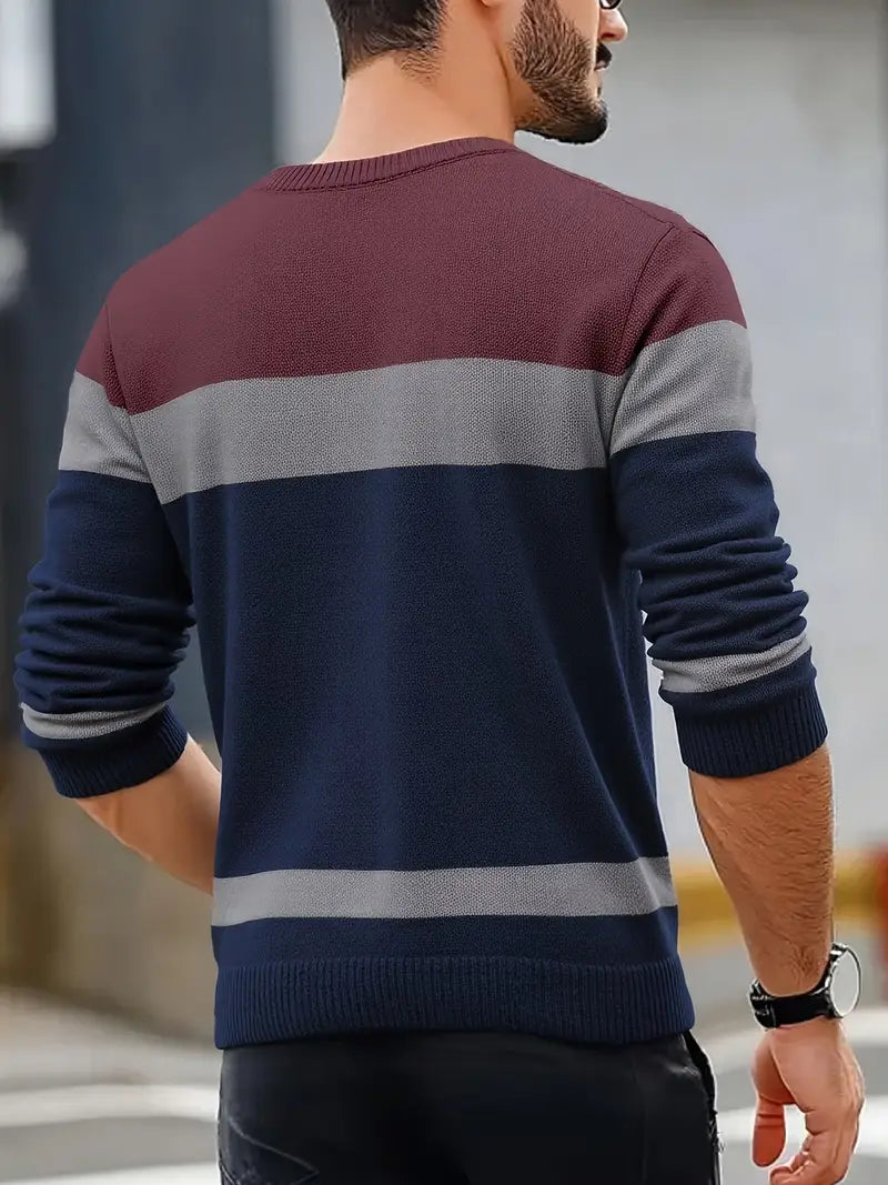 Watkins - Casual Long Sleeve Knitted Sweater