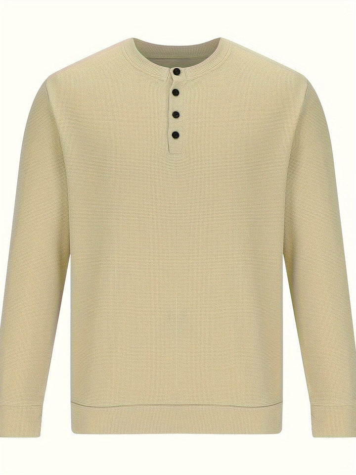 Renaud - Waffle Long Sleeve Shirt
