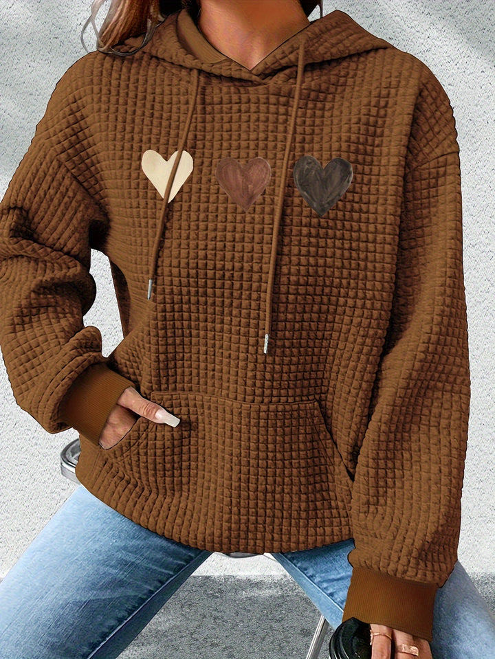 Urmela - Casual Polyester Hoodie With Pockets