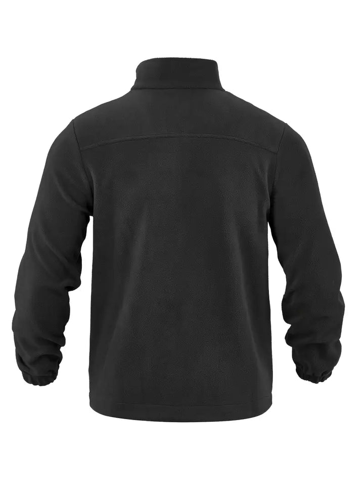 Barron - Casual Zip-Up Fleece Jacket With Pocket