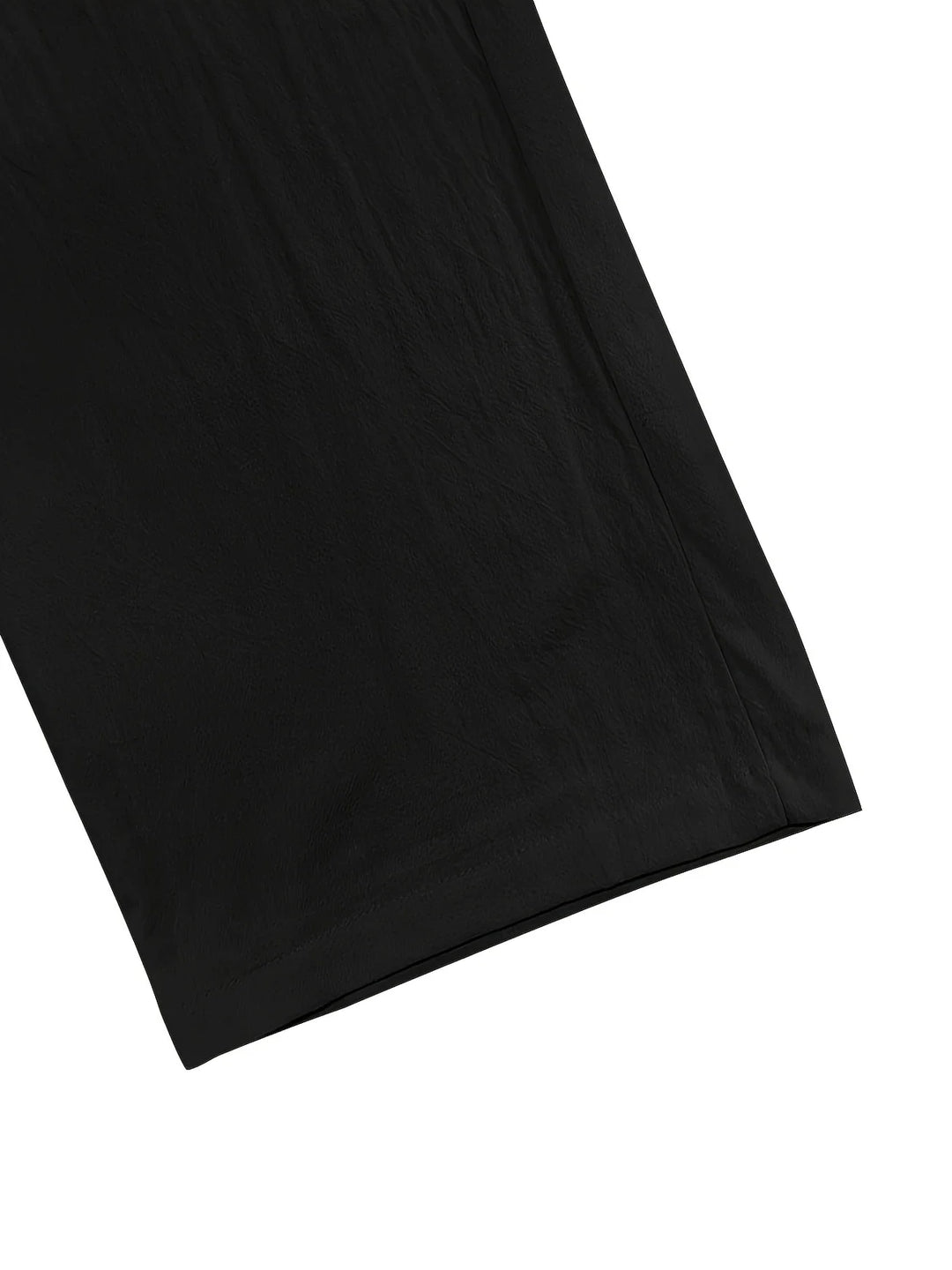 Beslan - Elegant Straight Leg Pants With Golden Buttons