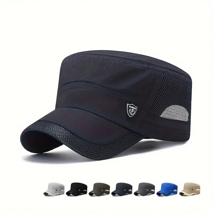 Miron - Breathable Mesh Quick Drying Flat Top Cap