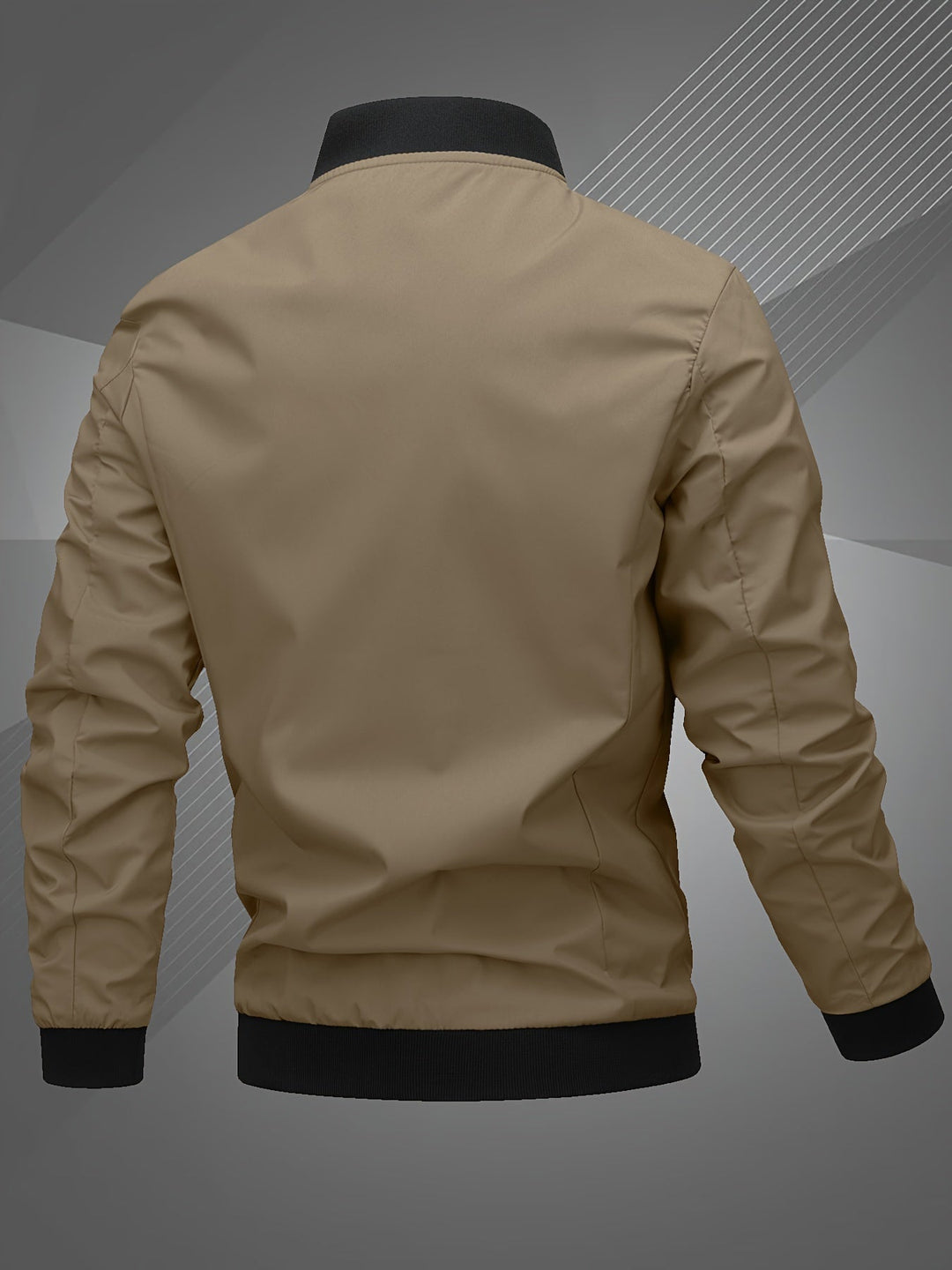 Hammond - Casual Long Sleeve Bomber Jacket