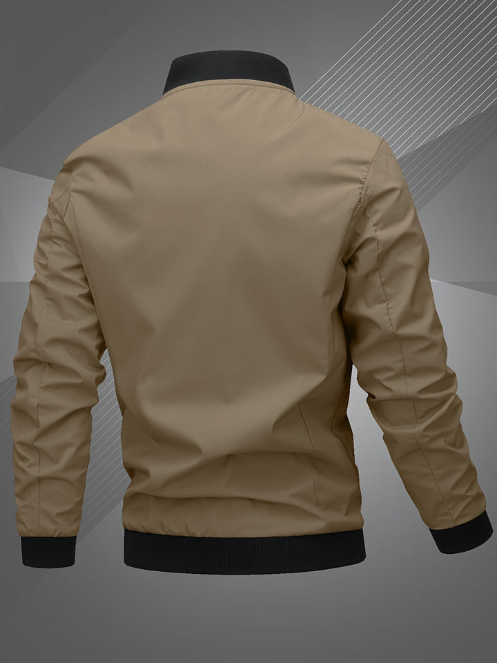 Hammond - Casual Long Sleeve Bomber Jacket