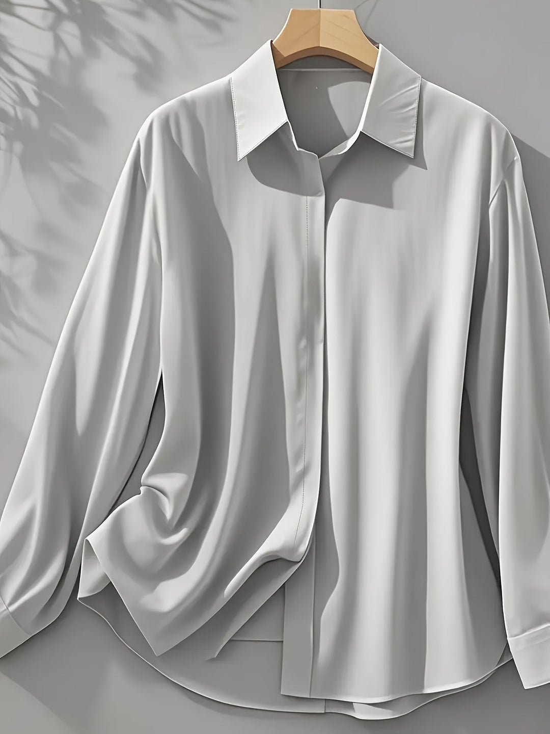 Elenochka - Stylish Long Sleeve Button Up Shirt