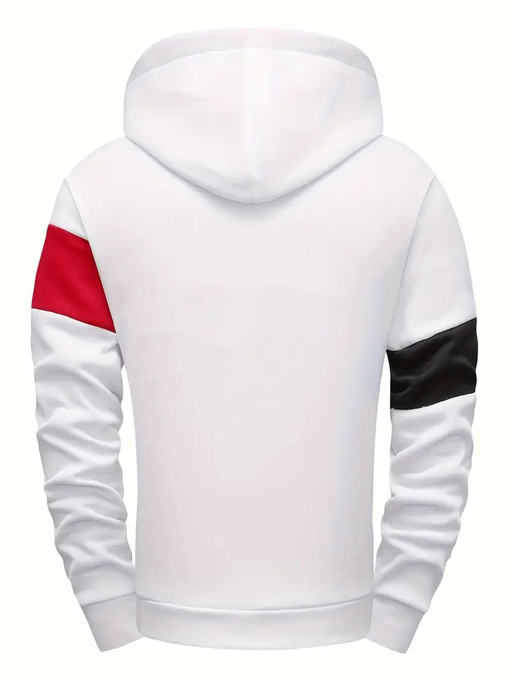 Tigran - Stylish Patchwork Hoodie