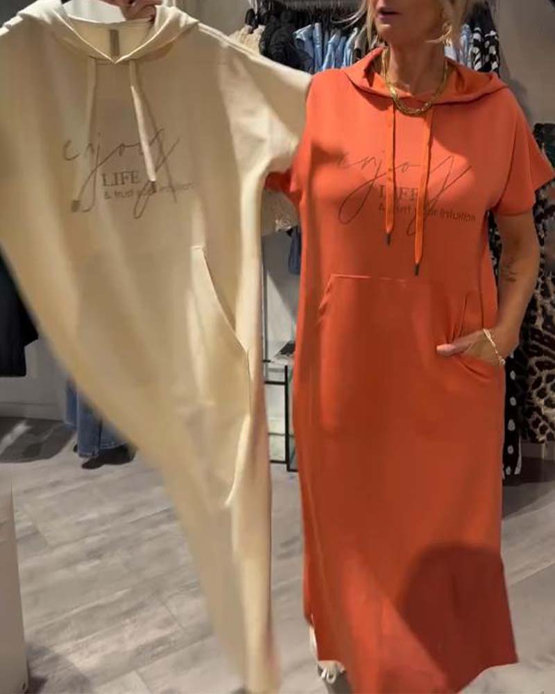 Nadia - Elegant Dress With Hood