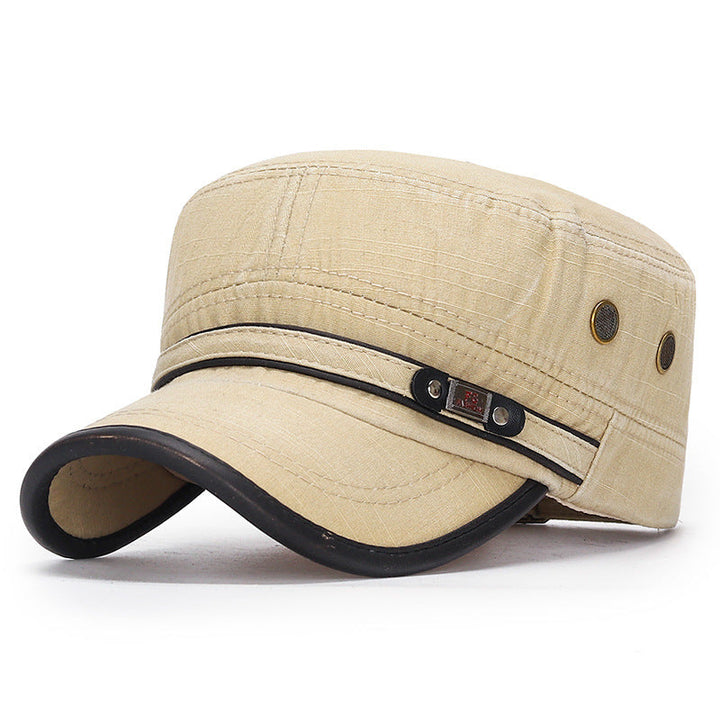 Goggins - Vintage Style Cotton Flat Top Cap