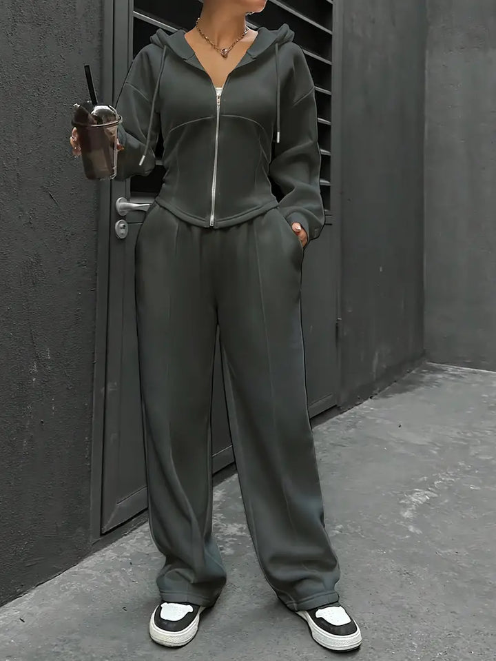 Nanci - Casual Long Sleeve Two Piece Set