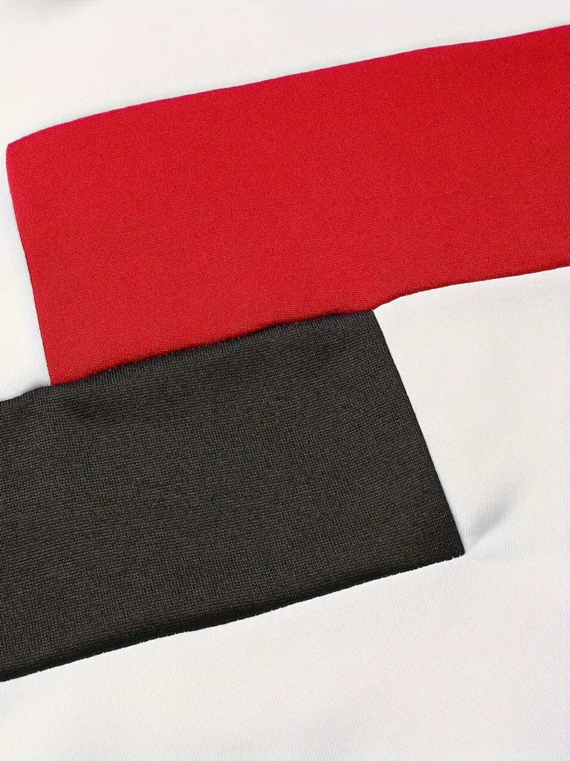 Tigran - Stylish Patchwork Hoodie