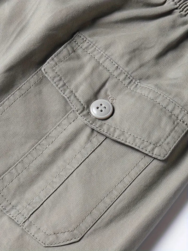 Theodore - Breathable Cotton Cargo Shorts