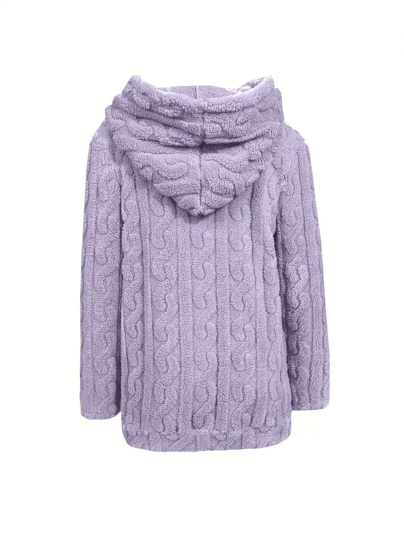 Ganka - Long Sleeve Zip-Up Hoodie