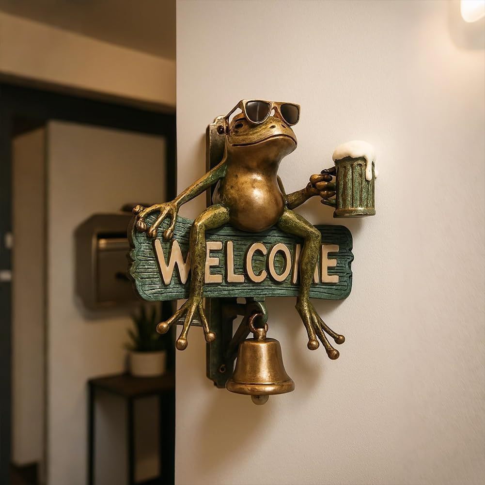 ToadTapper - Chilled Frog Welcome Door Bell