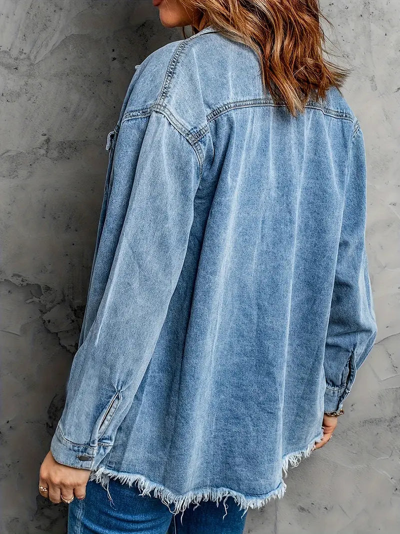 Malika - Long Sleeve Denim Jacket