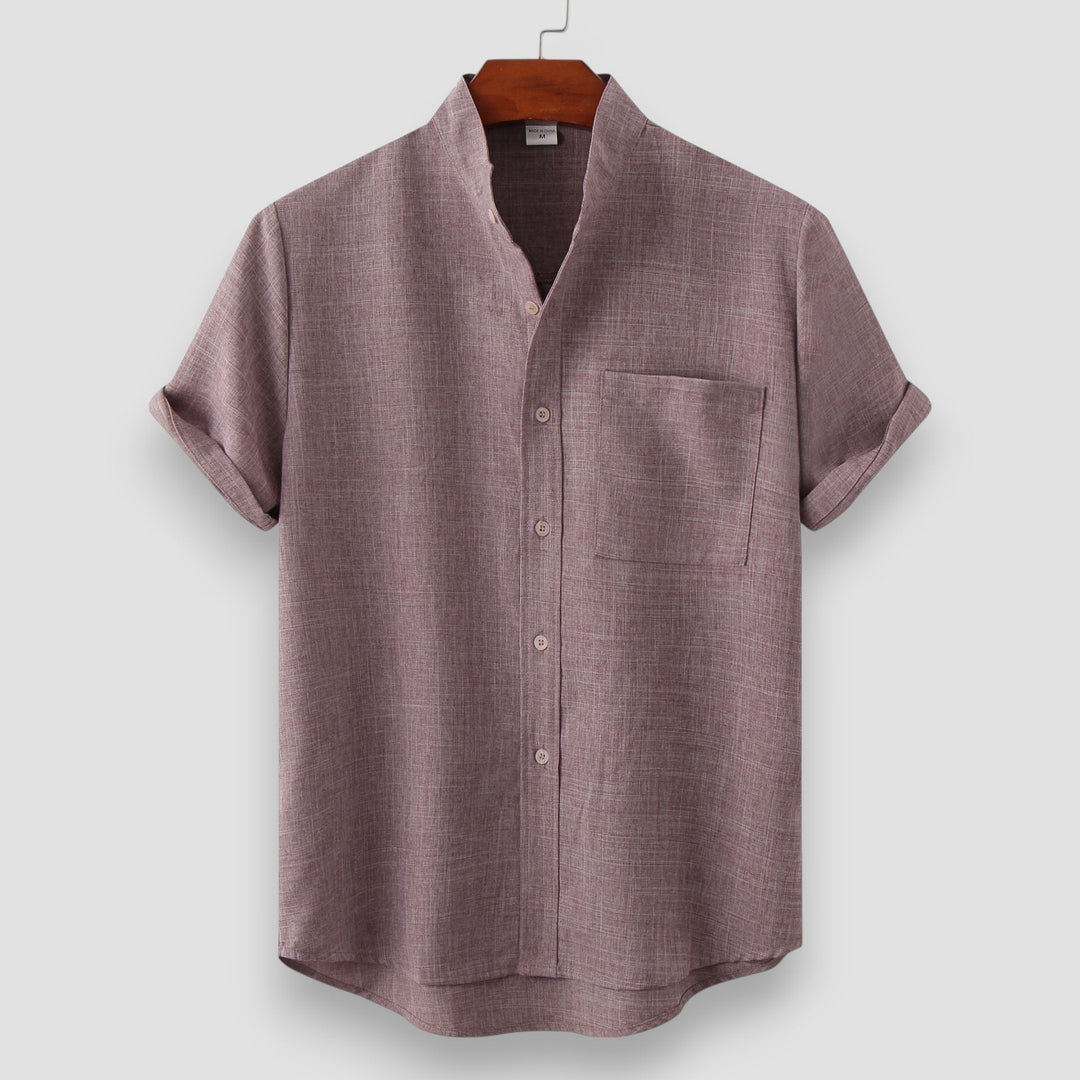 Gerardo - Short Sleeve Linen Shirt