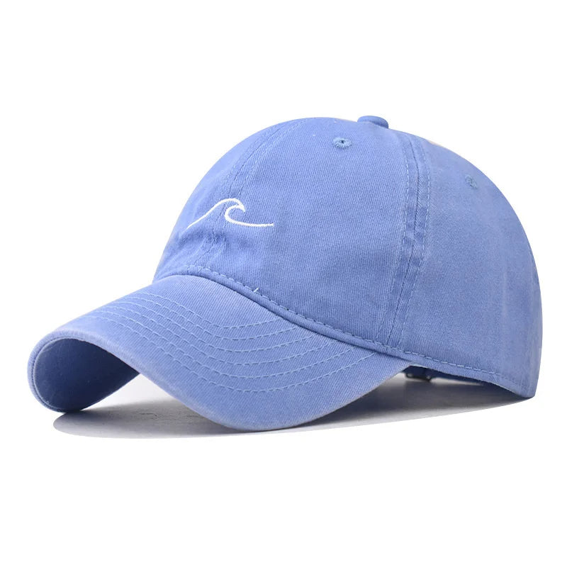 Erkan - Wave Ripple Embroidery Cap