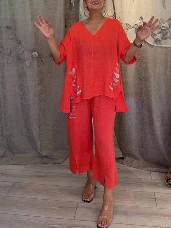 Ebony - Two Piece Summer Outfit Set