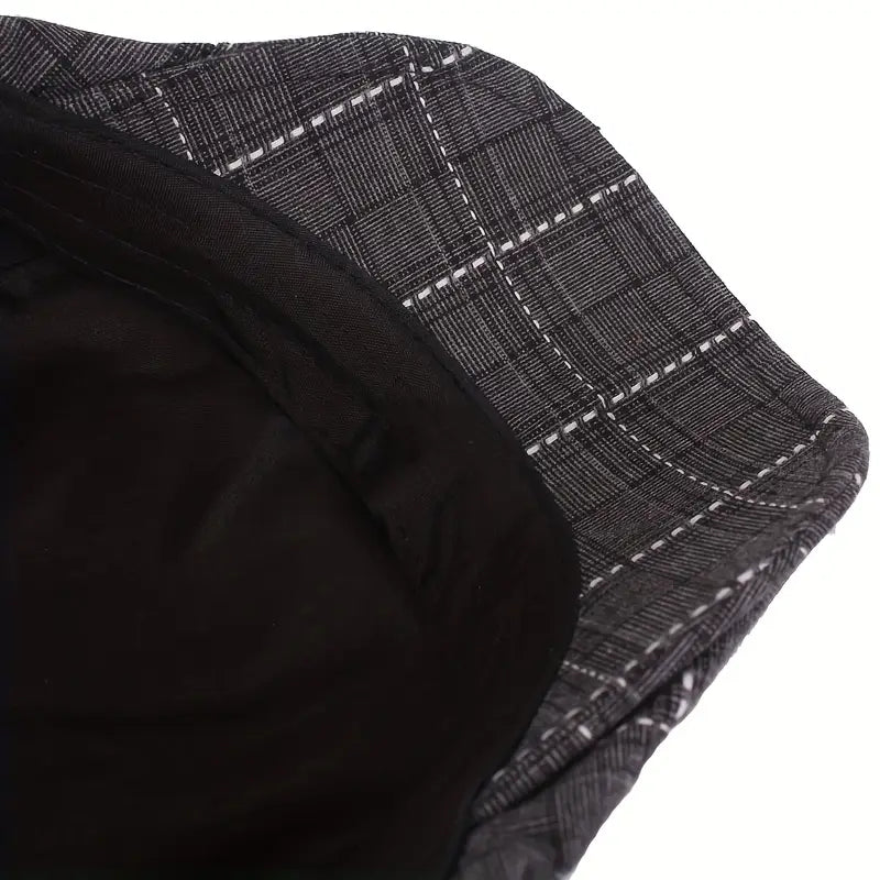 Checklyn - Stylish Check Pattern Beanie Hat