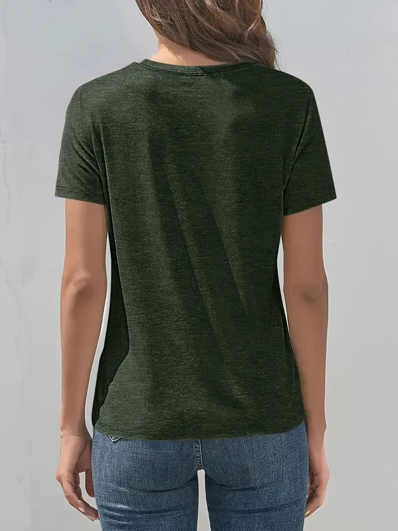 Vitaliya - Casual Short Sleeve T-Shirt