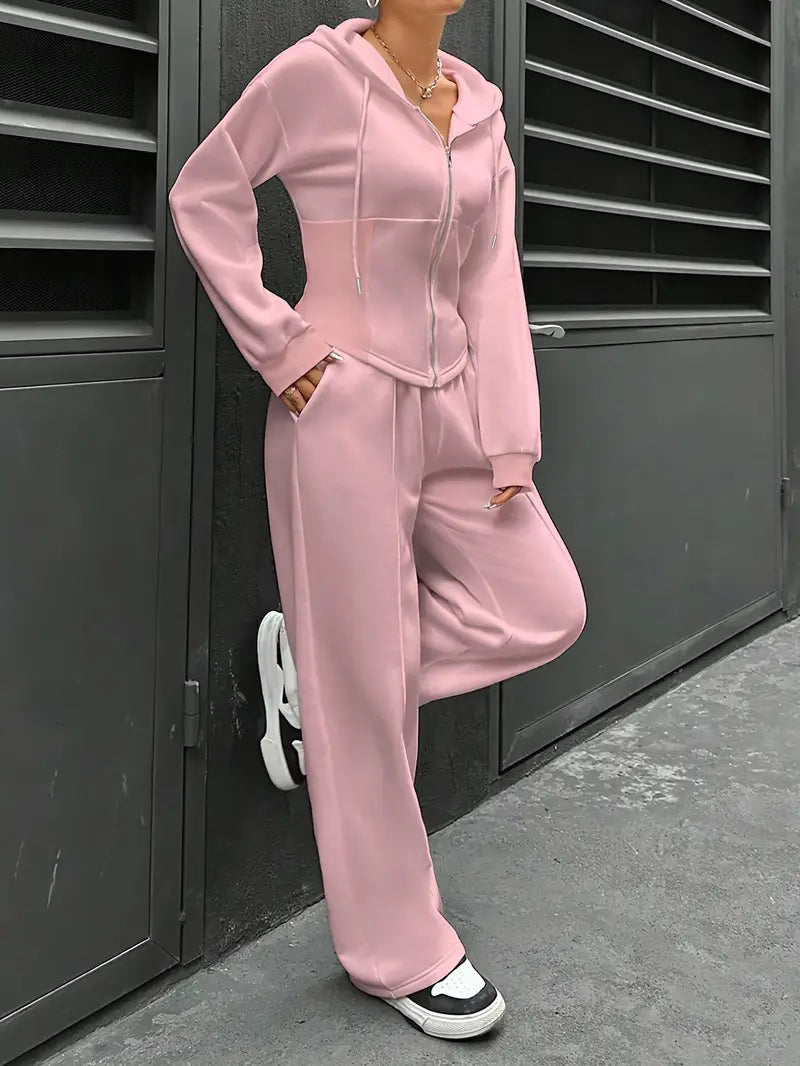 Nanci - Casual Long Sleeve Two Piece Set