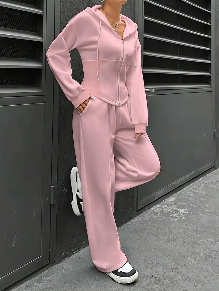 Nanci - Casual Long Sleeve Two Piece Set