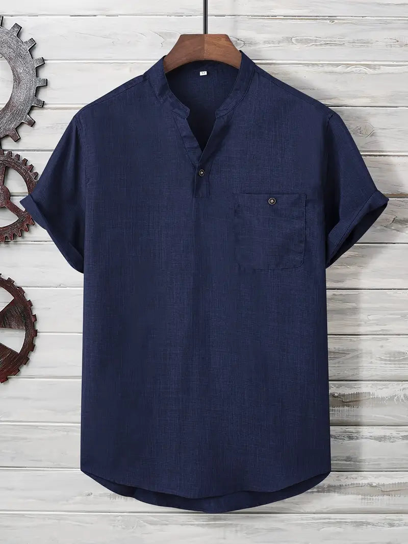 Kieth - Short Sleeve Shirt With Front Pocket