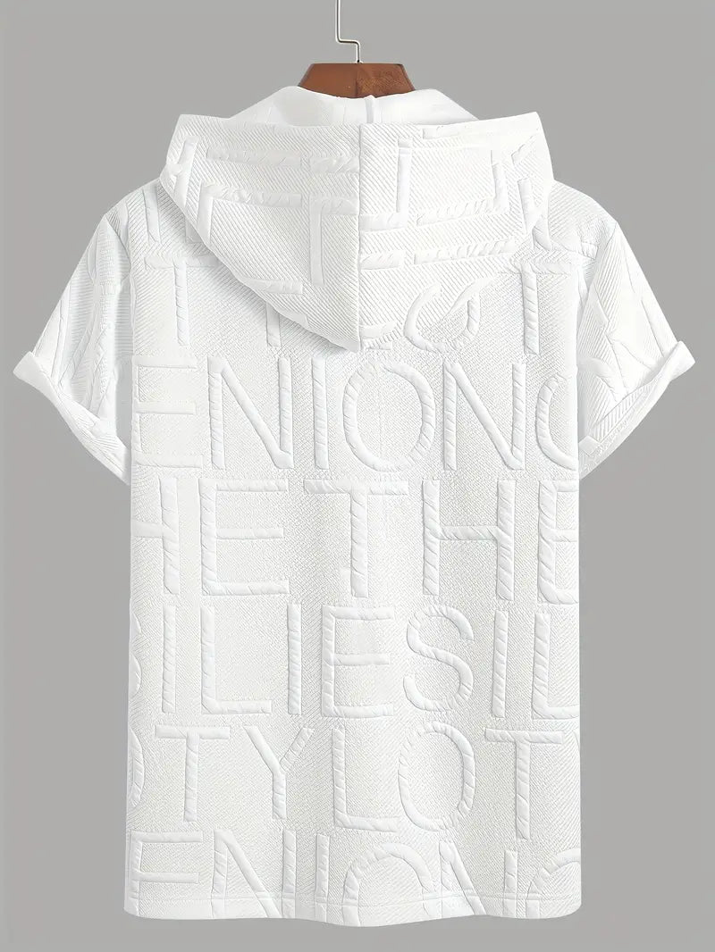 Henryk - Elegant Short Sleeve Hooded With Zipper