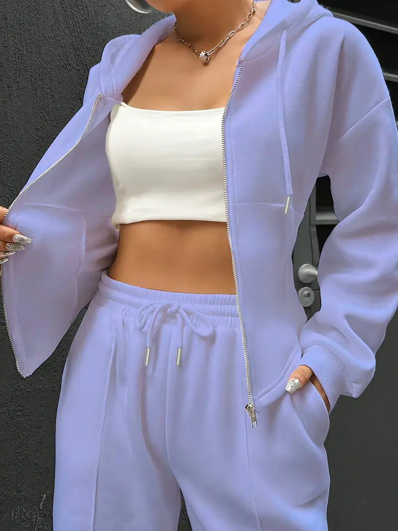 Nanci - Casual Long Sleeve Two Piece Set
