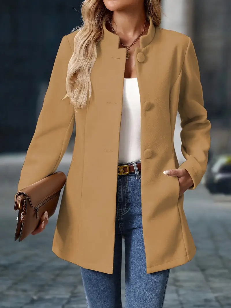 Enrietta - Fashionable Single Breasted Blazer
