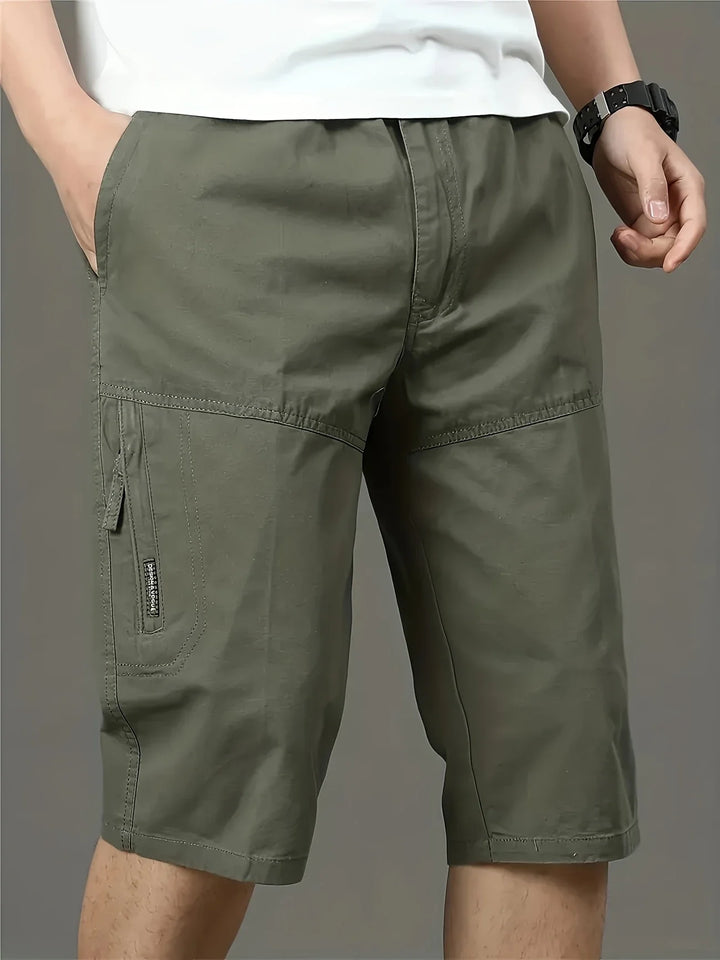 Stepan - Breathable And Multi-Pocket Cargo Shorts